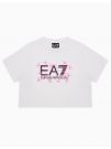 T-SHIRT IN JERSEY EA7 EMPORIO ARMANI RGAZZA BIANCO