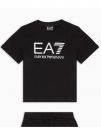 T-SHIRT TRAIN VISIBILITY EA7 EMPORIO ARMANI BAMBINO NERO