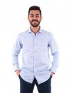 CAMICIA COMETA FB UOMO CELESTE