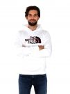 FELPA CON CAPPUCCIO MOUNTAIN LINE THE NORTH FACE UOMO BIANCO