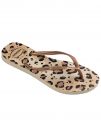 INFRADITO SLIM ANIMAL HAVAIANAS DONNA BEIGE