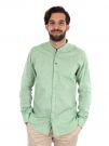 CAMICIA COLLO COREANO FB UOMO SALVIA