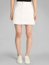 GONNA MINI DENIM CALVIN KLEIN JEANS DONNA BIANCO
