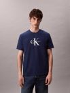 T-SHIRT HERO MONOLOGO TEE CALVIN KLEIN JEANS UOMO AVIO