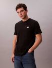 T-SHIRT BADGE CALVIN KLEIN JEANS UOMO NERO