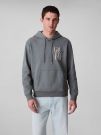 FELPA CON CAPPUCCIO CALVIN KLEIN JEANS UOMO SALVIA