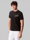 T-SHIRT CON LOGO CALVIN KLEIN JEANS UOMO NERO