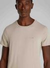 T-SHIRT SLIM FIT CALVIN KLEIN JEANS UOMO BEIGE
