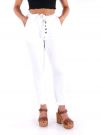 PANTALONE SPORTIVO DA RAGAZZA  EFFEPI - BIANCO