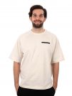 T-SHIRT IN JERSEY EA7 EMPORIO ARMANI UOMO PANNA