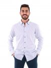 CAMICIA BISCARDI FB UOMO BIANCO AZZURRO