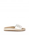 SANDALO CON FIORI FLY FLOT DONNA BIANCO