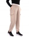 PANTALONE CARGO DYNAMIC EA7 EMPORIO ARMANI DONNA BEIGE