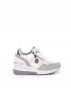 SNEAKERS CON ZEPPA LAURA BIAGIOTTI DONNA GRIGIO-BIANCO
