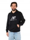 FELPA CON CAPPUCCIO GRADIENT LOGO NEW BALANCE UOMO NERO