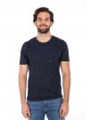 T-SHIRT IN MAGLIA CON TASCHINO GIANNI LUPO UOMO BLU