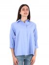 CAMICIA OXFORD ARTIGLI DONNA CELESTE