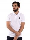 POLO CON PACH LOGO TIMBERLAND UOMO BIANCO