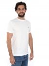 T-SHIRT IN PIQUET GANT UOMO PANNA