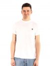 T-SHIRT LOGO PICCOLO RICAMATO TIMBERLAND UOMO BIANCO