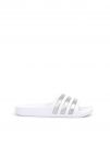 CIABATTA ADILETTE SHOWER ADIDAS RAGAZZA BIANCO ARGENTO