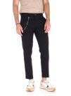PANTALONE CON PENCE FB UOMO NERO