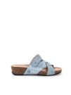 SANDALO CON STRAP FLY FLOT DONNA AZZURRO