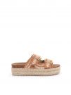CIABATTA DOPPIA FASCIA REFRESH DA DONNA BEIGE
