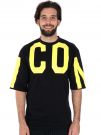 T-SHIRT MAXI LOGO ICON UOMO NERO-BIANCO