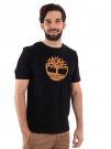 T-SHIRT CON LOGO TIMBERLAND UOMO NERO