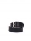 CINTURA IN PELLE CALVIN KLEIN JEANS NERO
