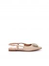SLINGBACK BASSA CON FIBBIA CLYO' DONNA BEIGE