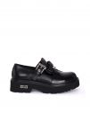 MOCASSINO SLASH 4439 LOW CULT DONNA NERO