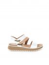 SANDALO CON DOPPIA FASCIA A STRAP MARCO TOZZI DONNA BIANCO