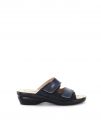 CIABATTA CON DOPPIO STRAP VALLEVERDE DONNA BLU