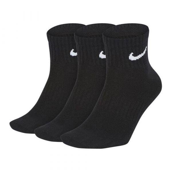 NIKE CALZE 3 PAIA - NERO