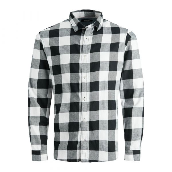 JACK&JONES GINGHAM - BIANCO