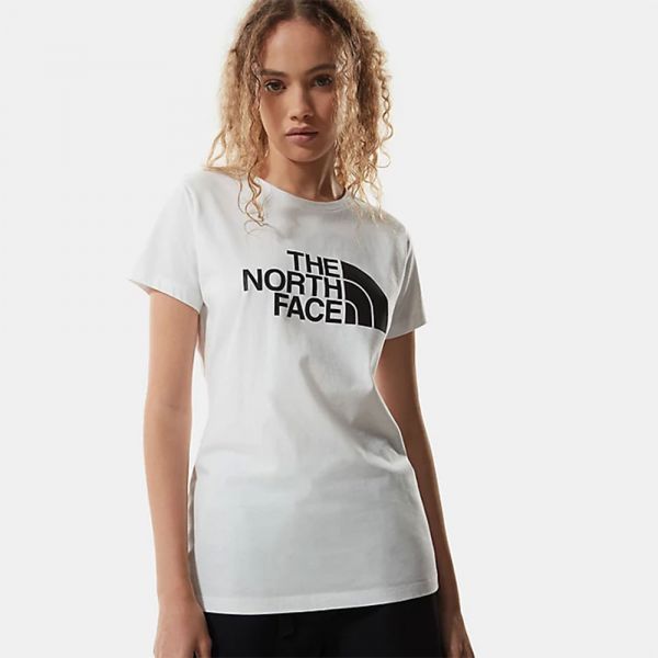 T-SHIRT GIROCOLLO DA RAGAZZA THE NORTH FACE - BIANCO