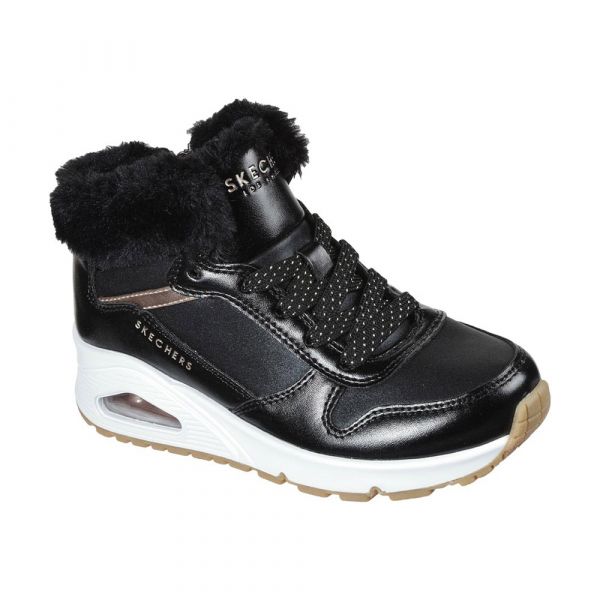 SKECHERS UNO COZY - NERO SKECHERS UNO COZY - NERO