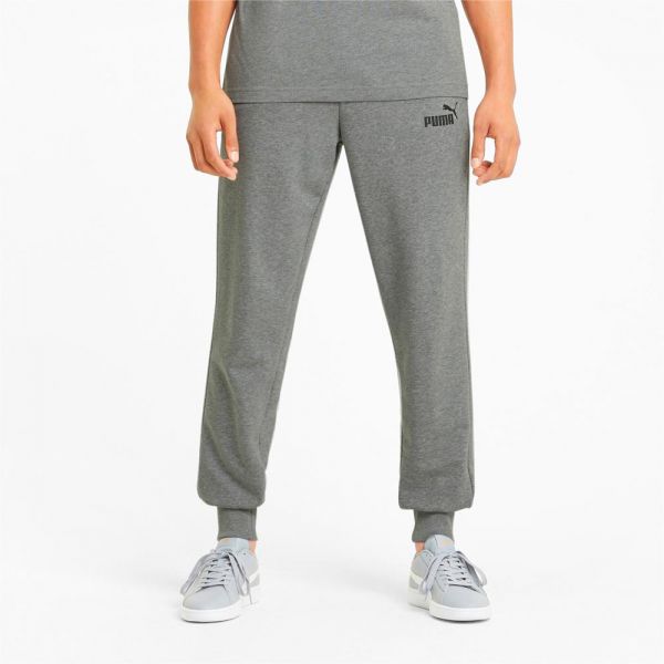 PANTALONE ESSENTIALS SLIM PUMA UOMO - GRIGIO