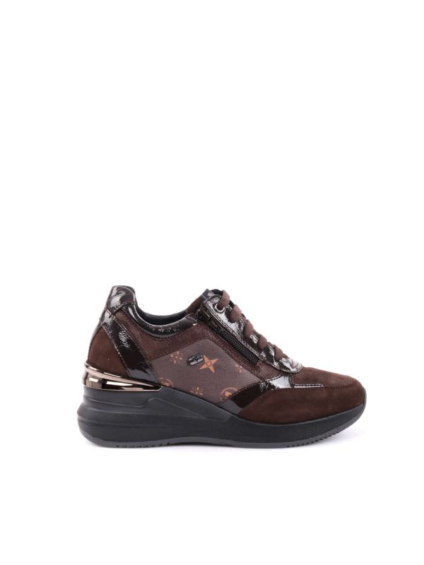 SNEAKERS CON ZEPPA VALLEVERDE DONNA MARRONE 36288 1001 Online a 79 20 Meca Moda Dress Shoes
