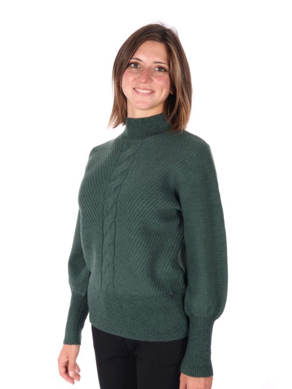 MAGLIONE ARTIGLI DA DONNA CON COLLO LUPETTO BOSCO AM37056 BOSCO Online a Meca Moda Dress Shoes