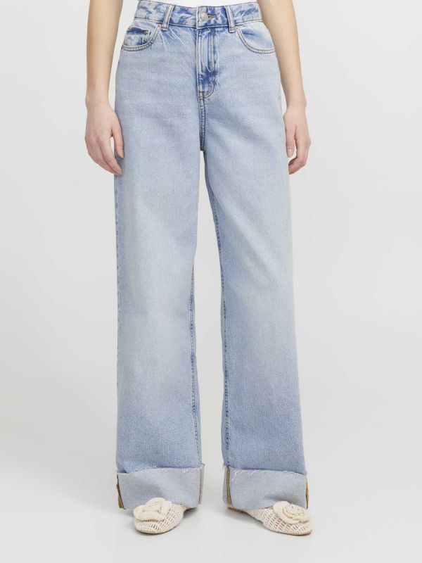 JJXX TOKYO WIDE FOLD - JEANS CHIARO