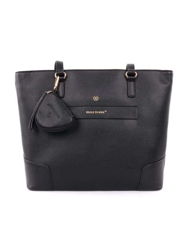 BORSA SHOPPING VALLEVERDE DONNA NERO