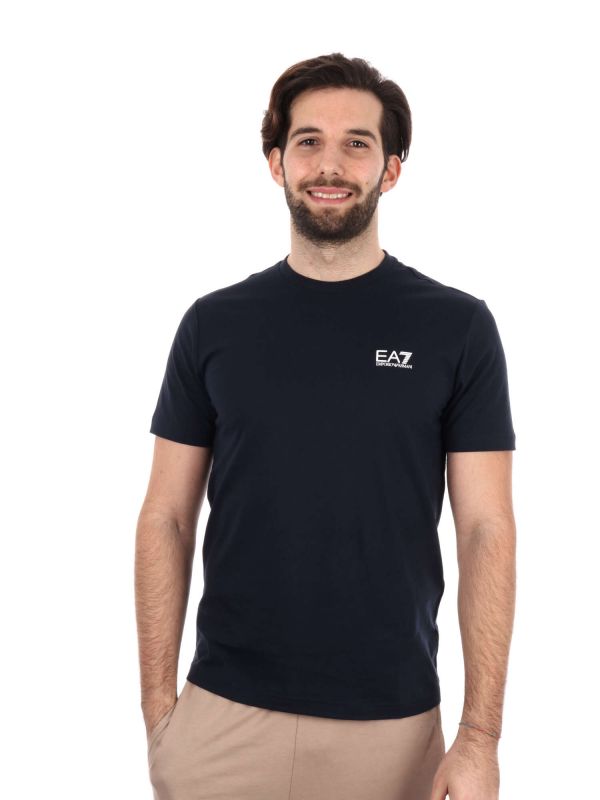 T-SHIRT CORE IDENTITY EA7 EMPORIO ARMANI UOMO BLU