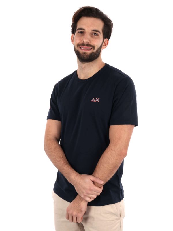 T-SHIRT SUN68 UOMO BLU