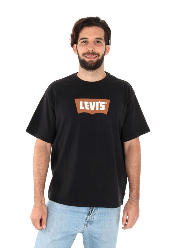 T-SHIRT VINTAGE LEVI'S UOMO NERO