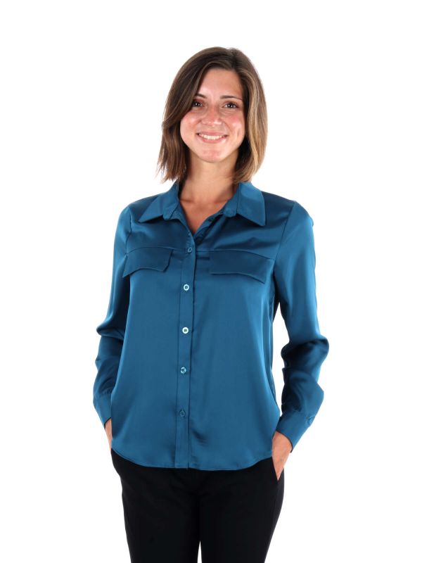 Camicia petrolio best sale