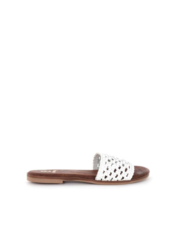 CIABATTINA INTRECCIATA SHOELAB DONNA BIANCO