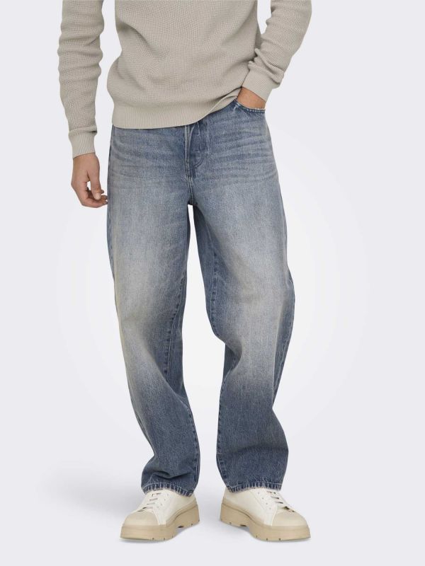 ONLY&SONS FADE LOOSE - JEANS